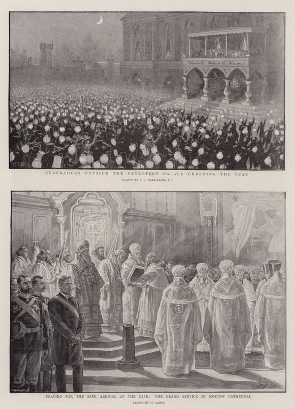 Kroningen av tsaren av Charles J. Staniland