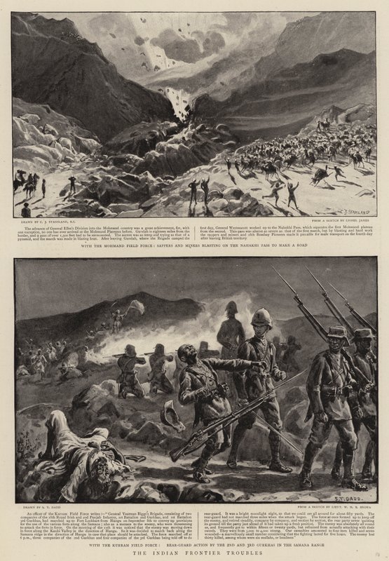 De indiske grenseproblemene av Charles J. Staniland