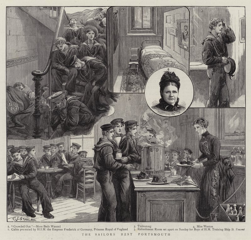 The Sailors Rest Portsmouth av Charles J. Staniland
