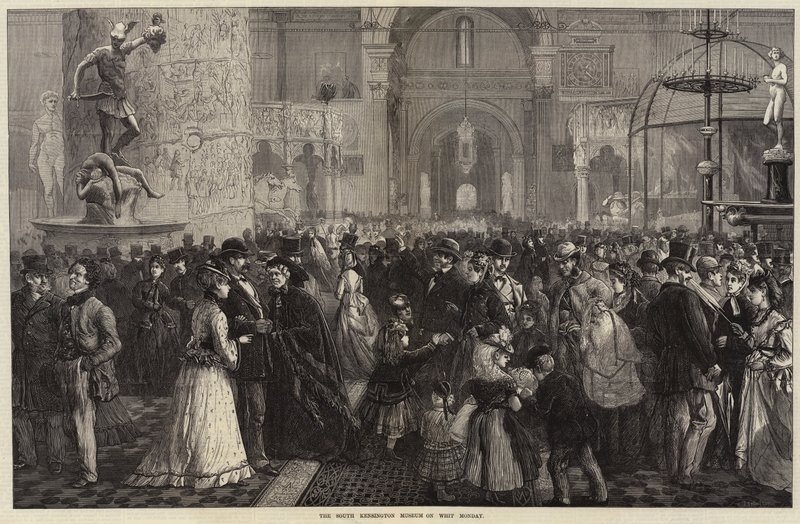South Kensington Museum på pinsedag av Charles J. Staniland