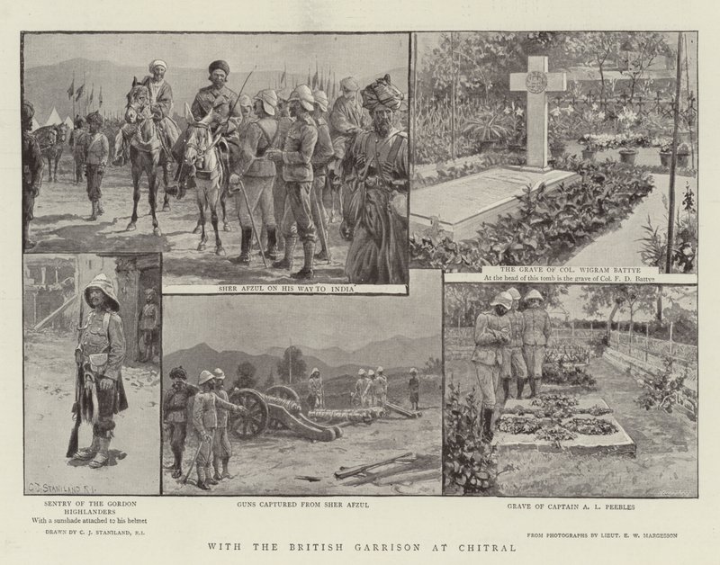 Med den britiske garnisonen i Chitral av Charles J. Staniland
