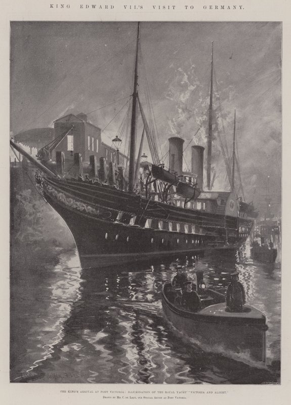 Kong Edward VIIs besøk i Tyskland av Charles John de Lacy