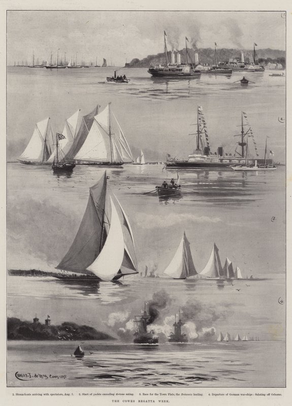 Cowes Regatta Week av Charles John de Lacy