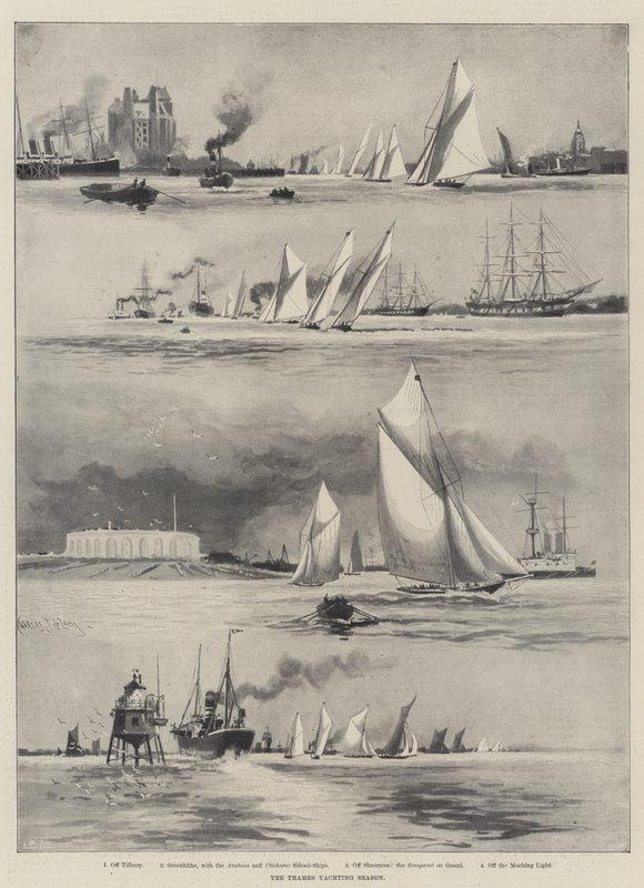 Themsen Yachting-sesongen av Charles John de Lacy
