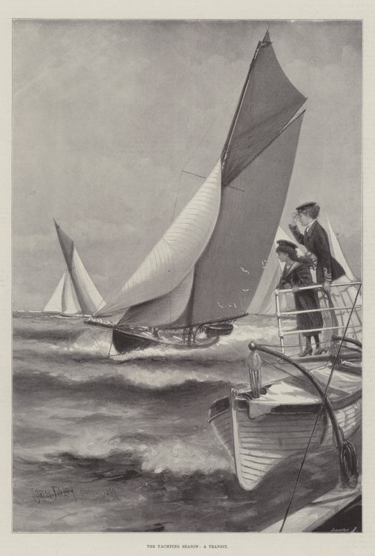 Yachtsesongen, en transitt av Charles John de Lacy