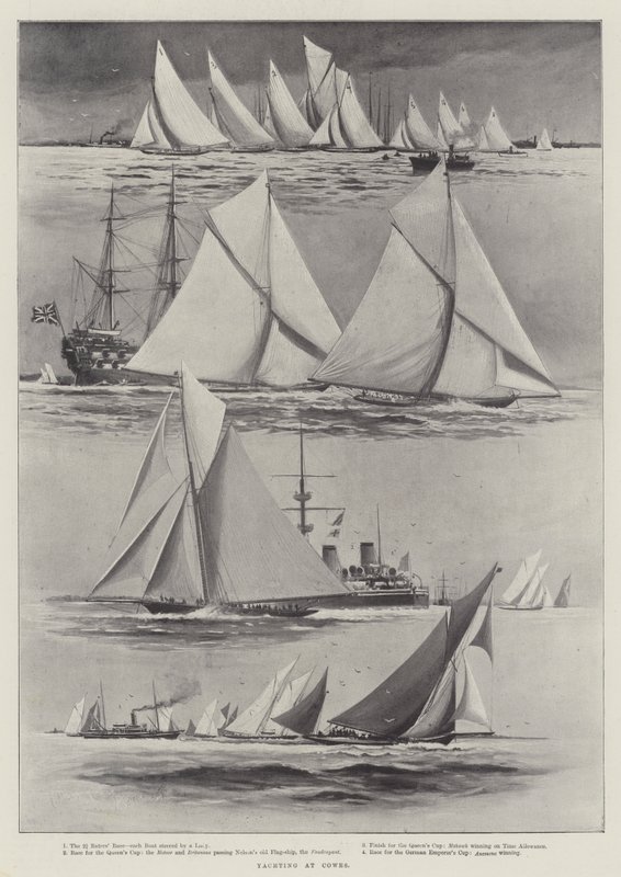 Yachting på Cowes av Charles John de Lacy