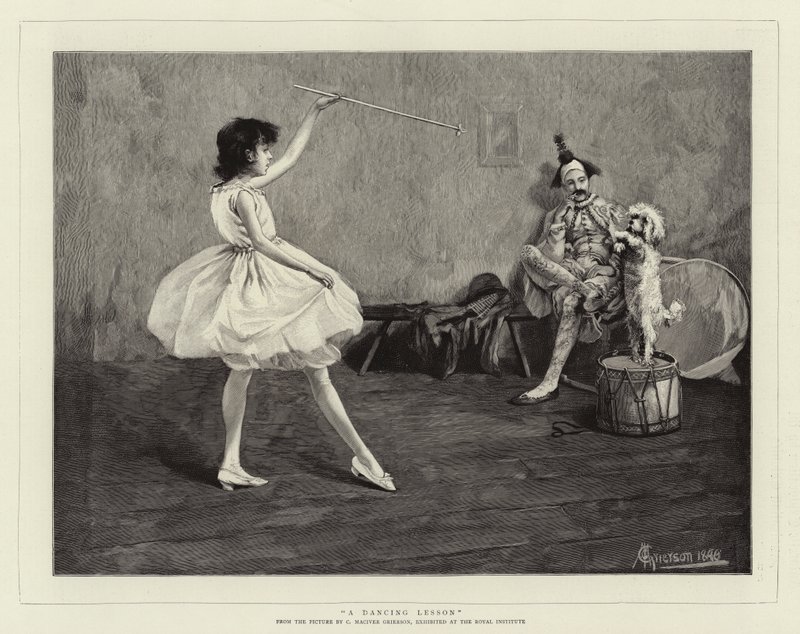 En dansetime av Charles MacIvor or MacIver Grierson