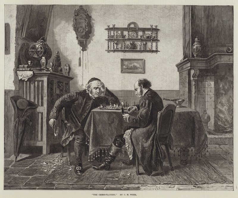 Sjakkspillerne av Charles Meer Webb
