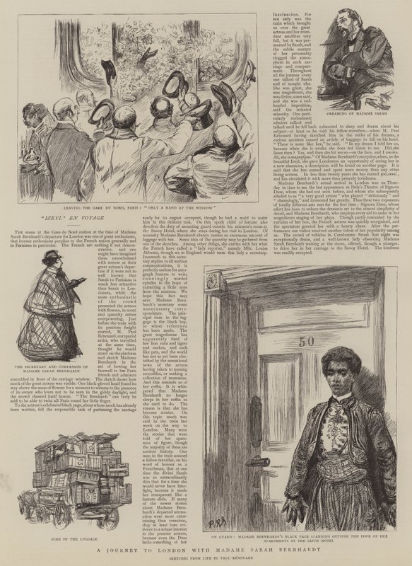 En reise til London med Madame Sarah Bernardt av Charles Paul Renouard