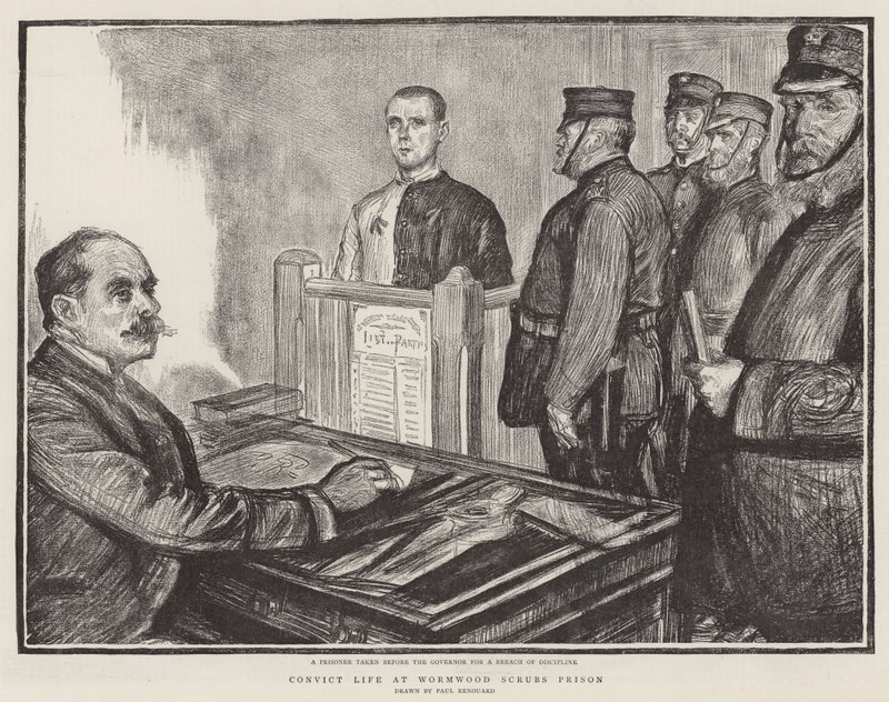 Convict Life på Wormwood Scrubs Prison av Charles Paul Renouard