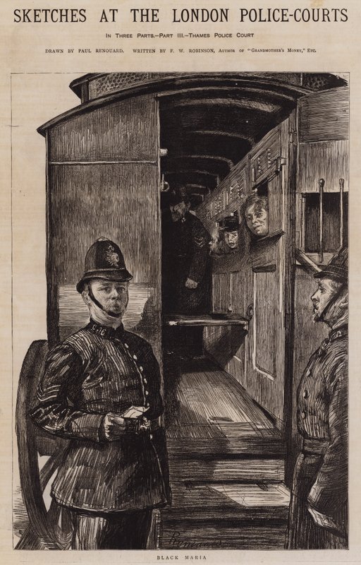 Skisser ved London Police-Courts av Charles Paul Renouard