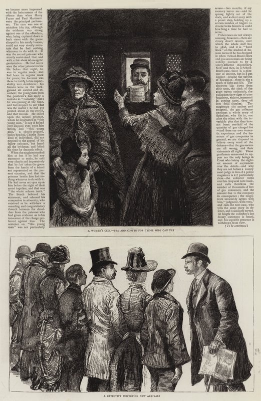 Skisser ved London Police-Courts av Charles Paul Renouard