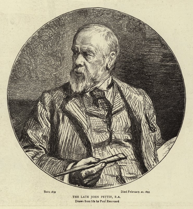 The Late John Pettie, RA av Charles Paul Renouard