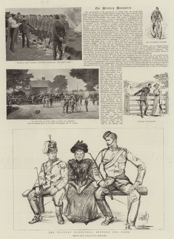 De militære manøvrene av Charles Paul Renouard
