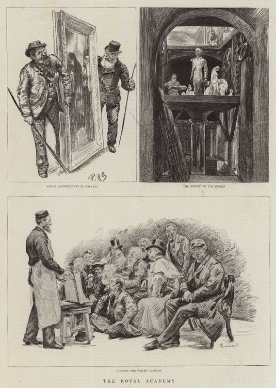 Det kongelige akademi av Charles Paul Renouard