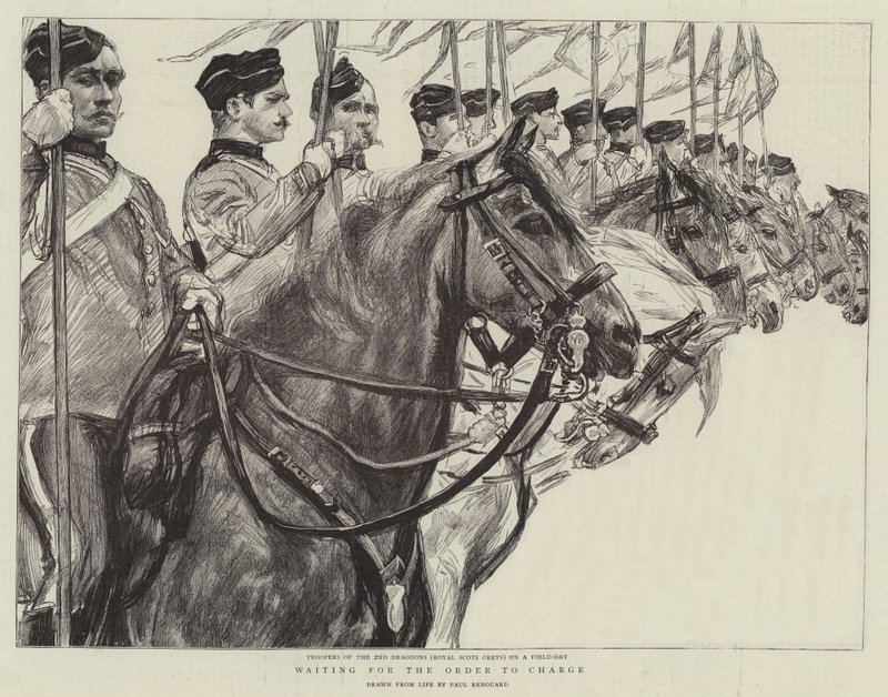 Venter på at ordren skal belastes av Charles Paul Renouard