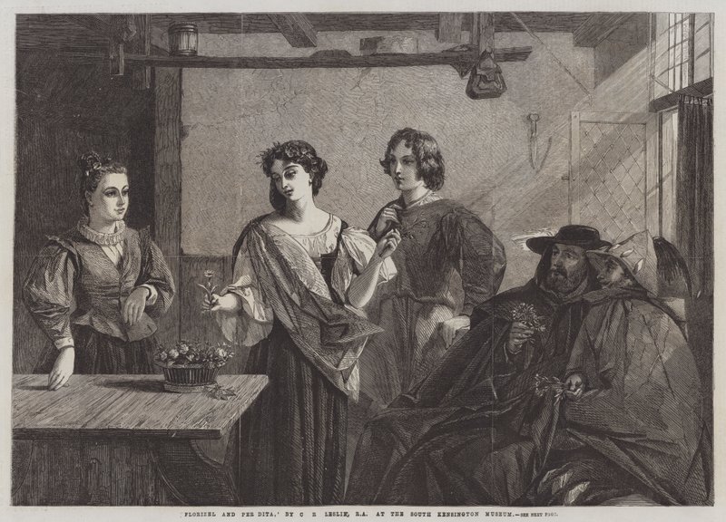 Florizel og Pee Dita av Charles Robert Leslie