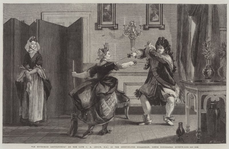 Den borgerlige Gentilhomme av Charles Robert Leslie