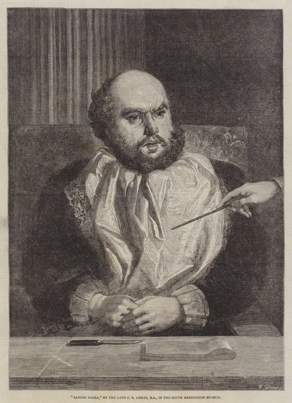 Sancho Panza av Charles Robert Leslie