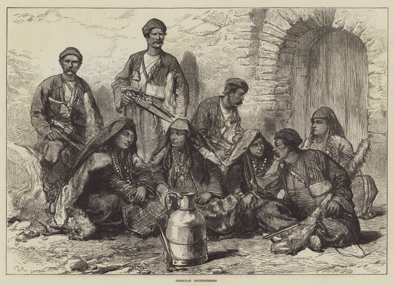 georgiske fjellklatrere av Sir John Charles Robinson