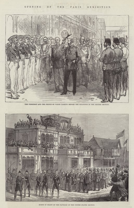 Åpning av Paris-utstillingen av Sir John Charles Robinson
