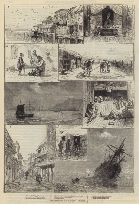 Kineserne i San Francisco av Sir John Charles Robinson