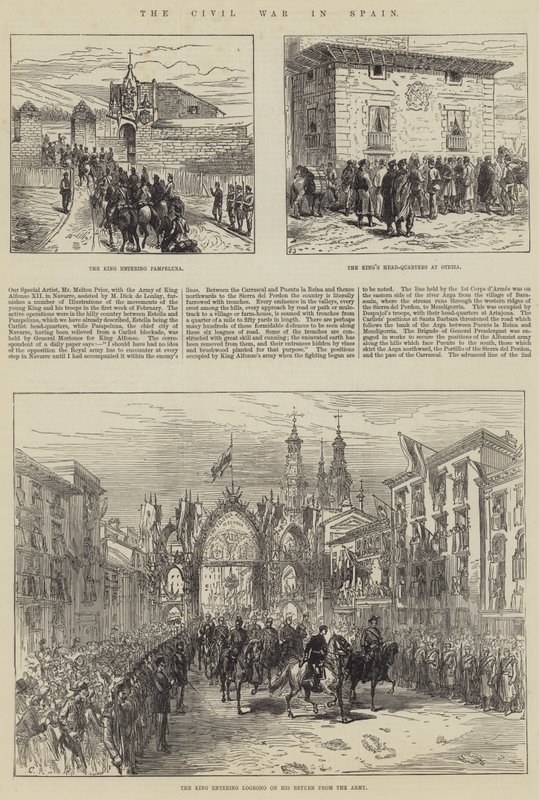 Borgerkrigen i Spania av Sir John Charles Robinson