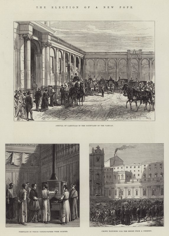 Valget av en ny pave av Sir John Charles Robinson