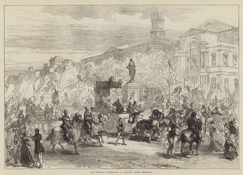 Petrarch-feiringen i Avignon, Grand Procession av Sir John Charles Robinson
