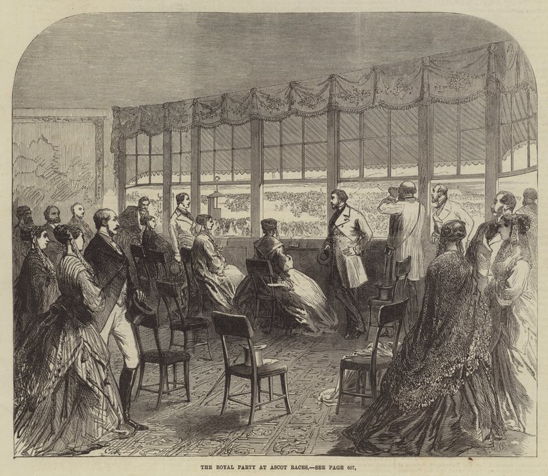 Royal Party på Ascot Races av Sir John Charles Robinson