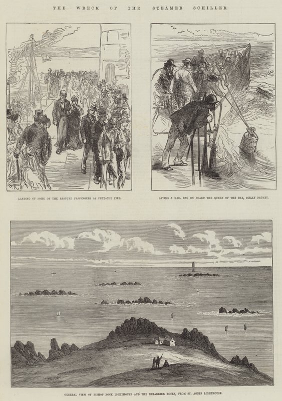 Vraket av dampbåten Schiller av Sir John Charles Robinson