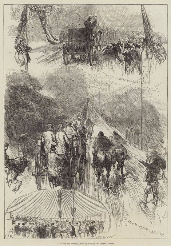 Besøk av Corporation of London til Epping Forest av Sir John Charles Robinson