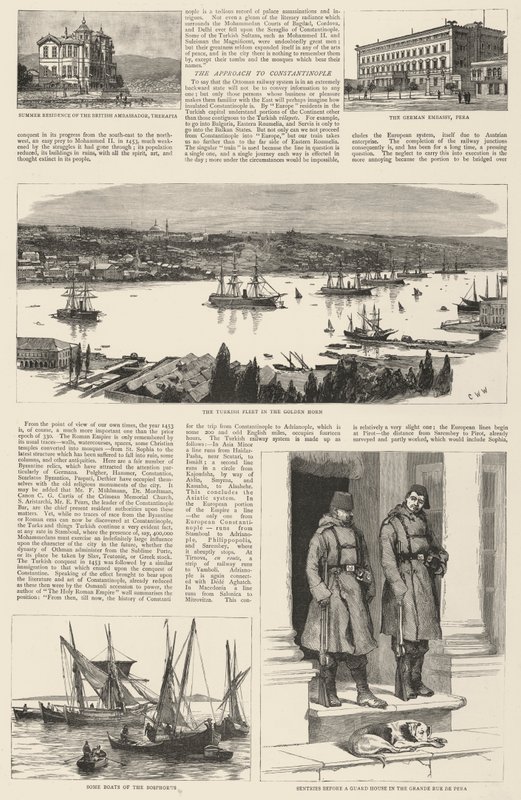Konstantinopel illustrert av Charles William Wyllie