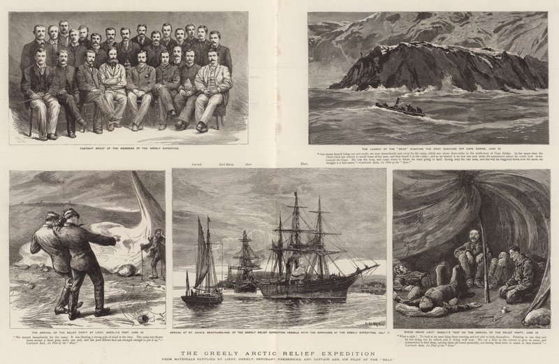 Greely Arctic Relief Expedition av Charles William Wyllie
