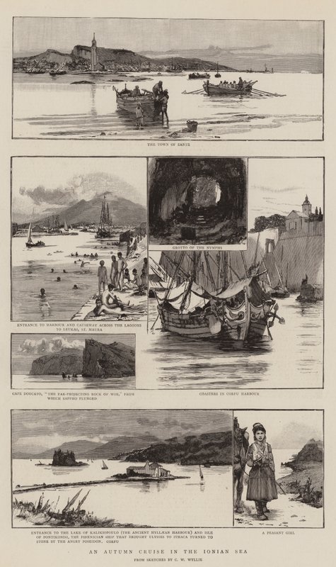 De joniske øyer av Charles William Wyllie
