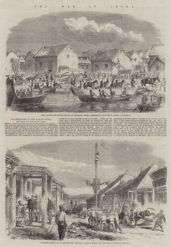 Krigen i Kina av Charles Wirgman
