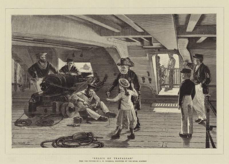 Relikvier fra Trafalgar av Charles Wynne Nicholls