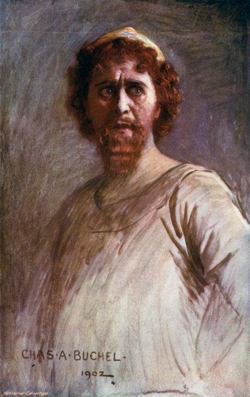 Ulysses, Mr Tree, Act I, Scene 2 (farge litho) av Charles A. Buchel