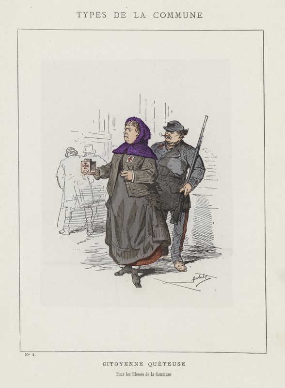 Borgertigger, for kommunens sårede av Charles Albert d Arnoux Bertall