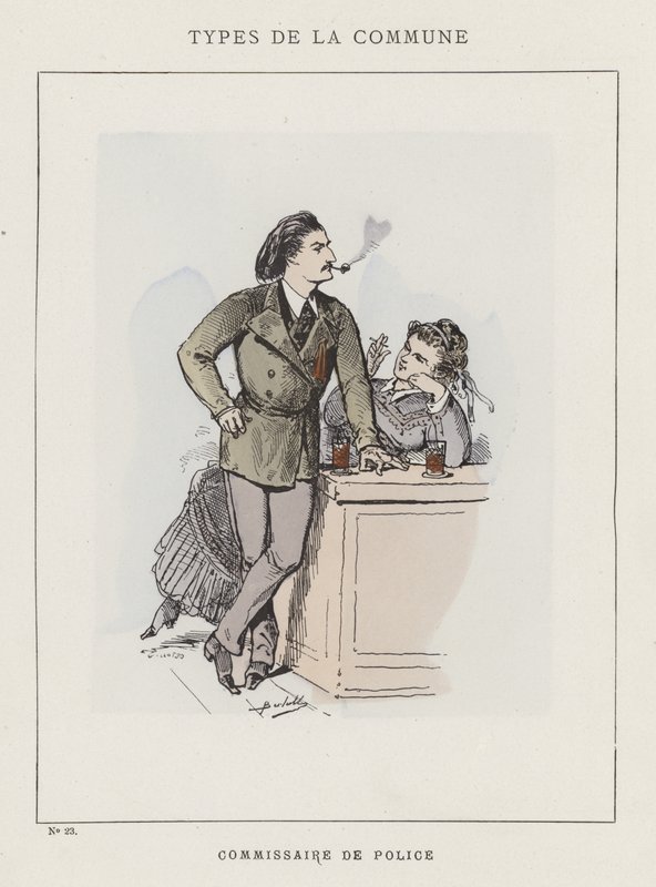 Politimester av Charles Albert d Arnoux Bertall