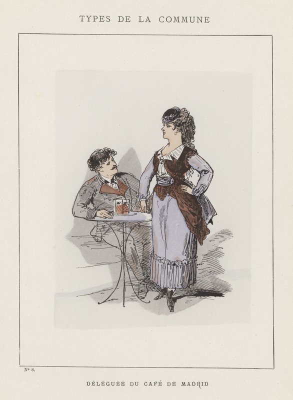 Délégué du Cafe de Madrid av Charles Albert d Arnoux Bertall