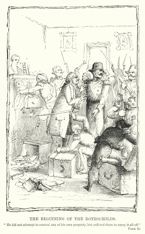 Begynnelsen på Rothschilds (gravering) av Charles Altamont Doyle