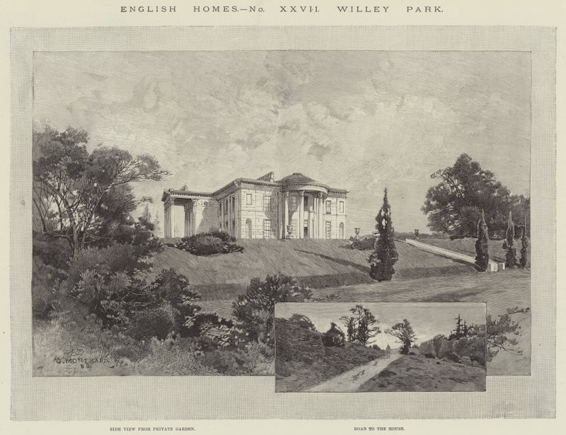 English Homes, Willey Park av Charles Auguste Loye