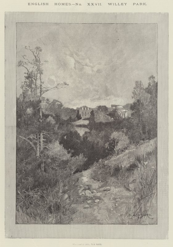 English Homes, Willey Park av Charles Auguste Loye