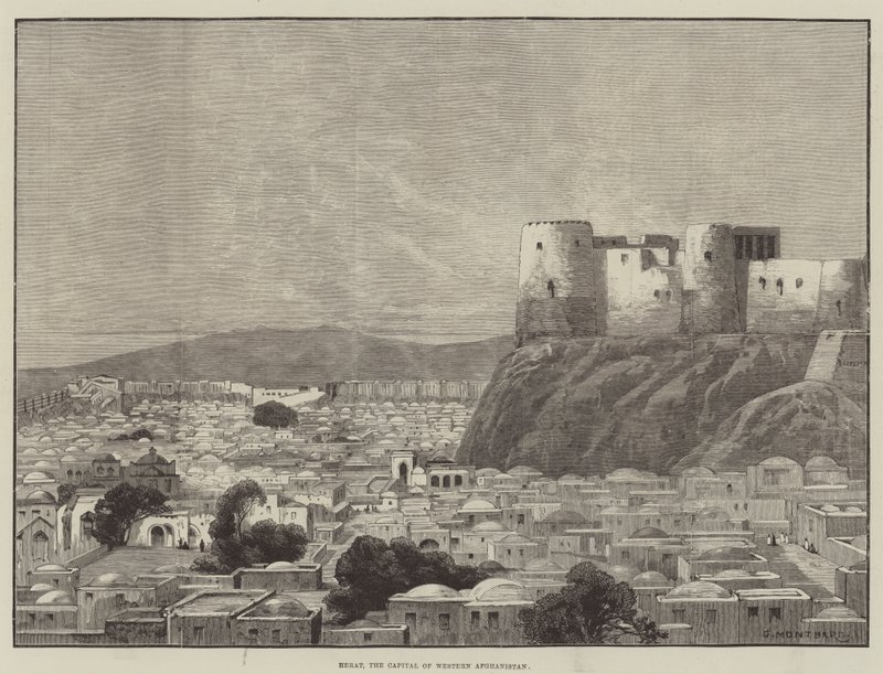 Herat, hovedstaden i Vest-Afghanistan av Charles Auguste Loye