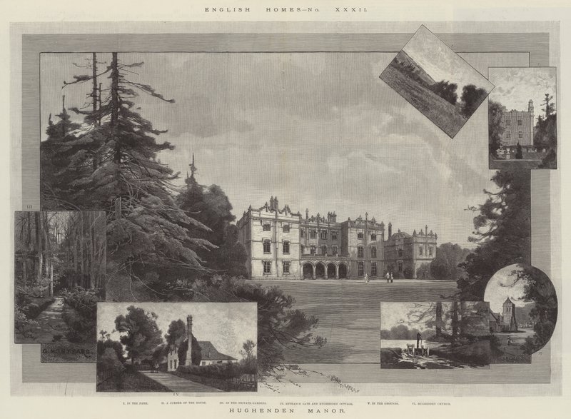 Hughenden Herregård av Charles Auguste Loye