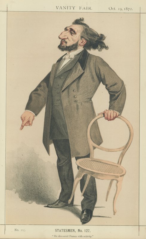 Herr Leon Gambetta av Charles Auguste Loye