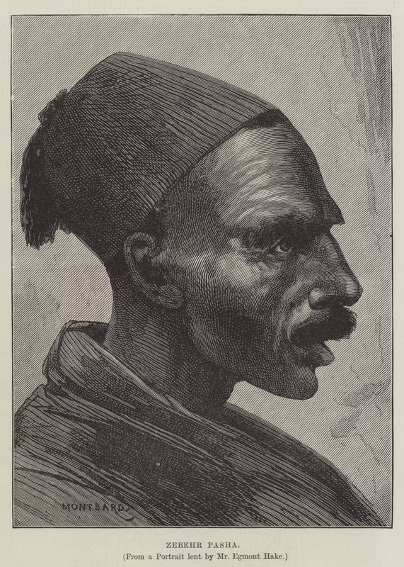 Zebehr Pasha av Charles Auguste Loye