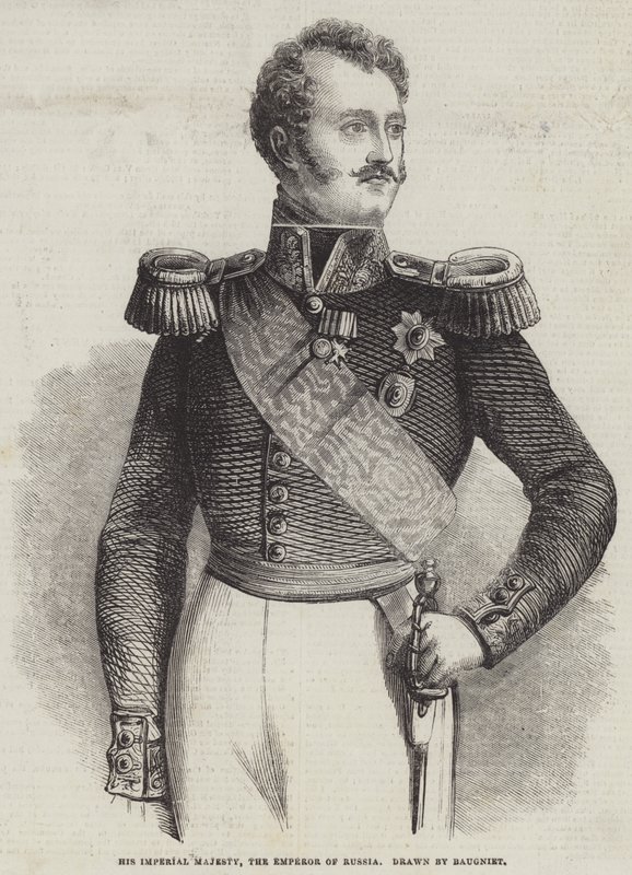 Hans keiserlige majestet, keiseren av Russland av Charles Baugniet