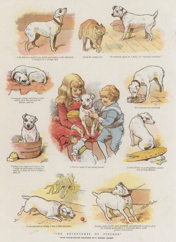 Pinchers eventyr av Charles Burton
